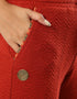 Drawstring quilted pants